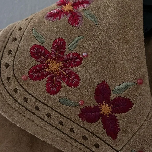 Margaret Godfrey leather suede jacket - Picture 2 of 7